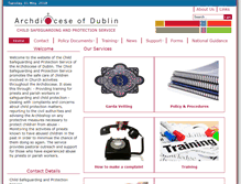Tablet Screenshot of csps.dublindiocese.ie
