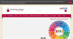 Desktop Screenshot of dublindiocese.ie