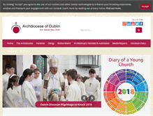 Tablet Screenshot of dublindiocese.ie